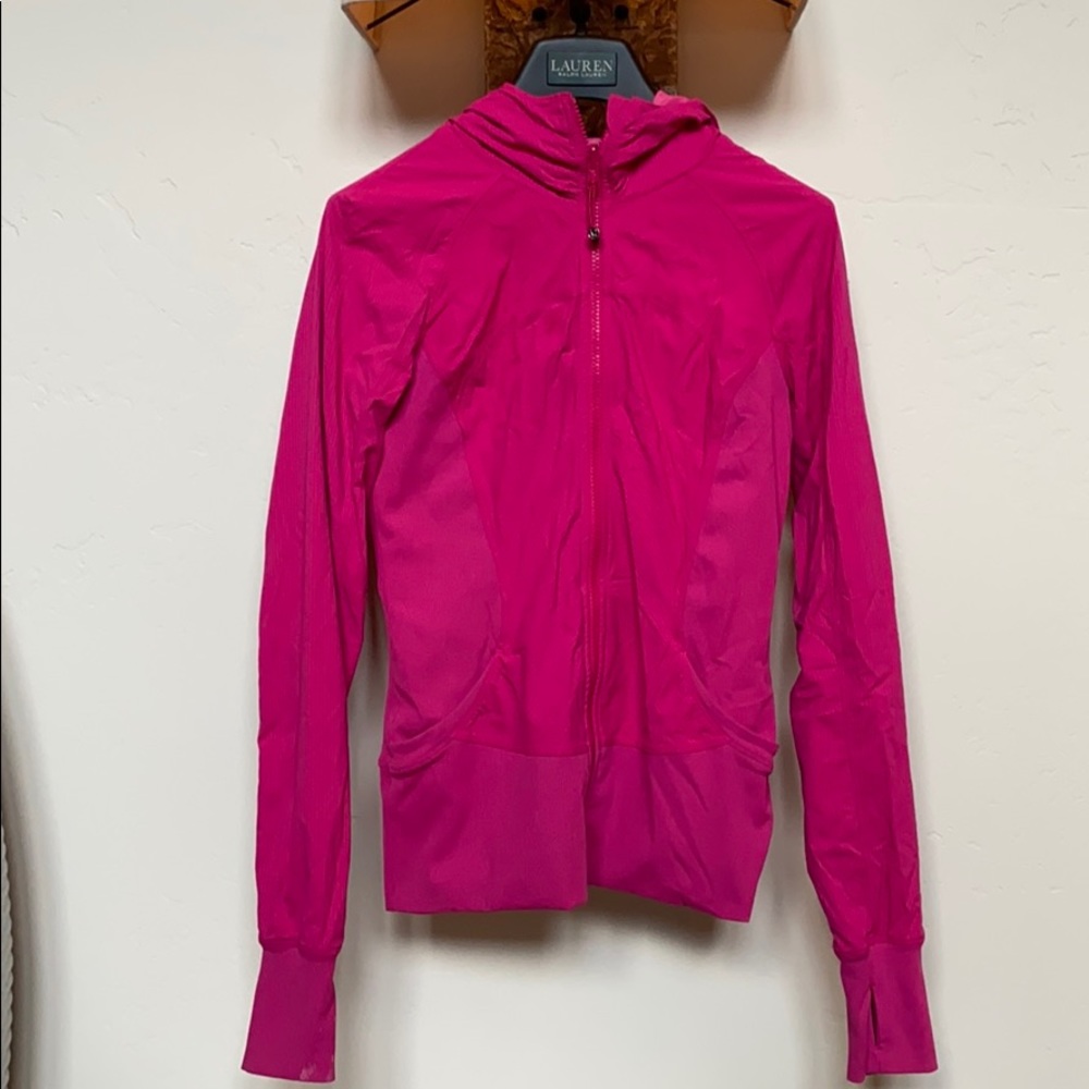 Reversible athletic jacket.